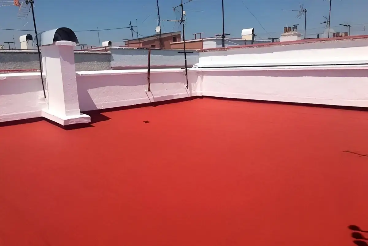 Reparación e impermeabilización de terraza hecha por Los Pintores Leganes